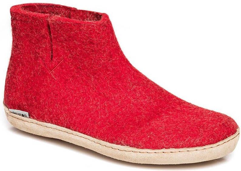 Glerups Sloffen Unisex Rood