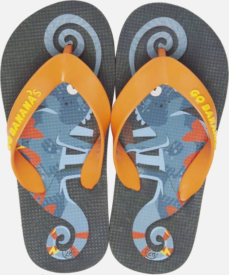 Go Banana's Flipflops Jongens Chameleon Print |