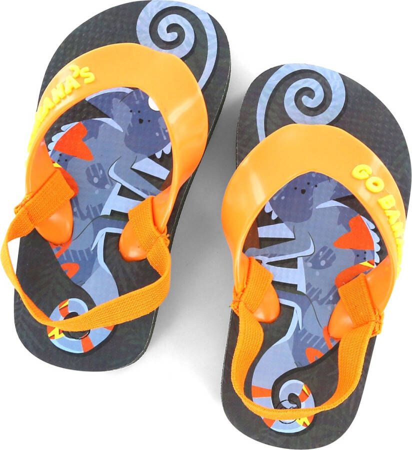 Go Banana's Flipflops Jongens Chameleon Print |