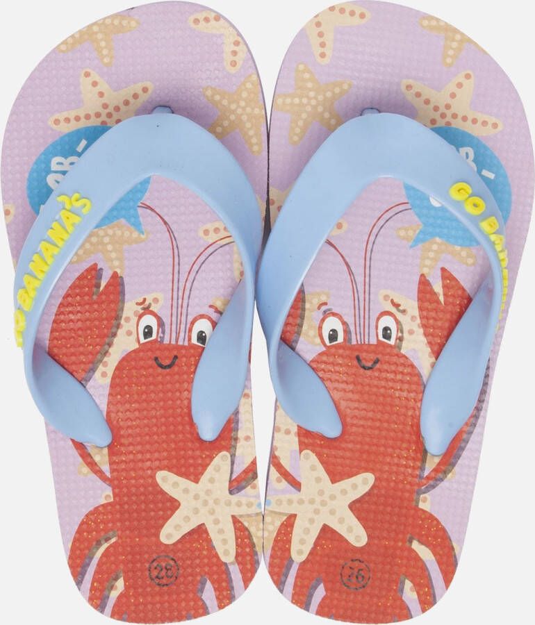 Go Banana's Flipflops Meisjes Lilac Light Blue |