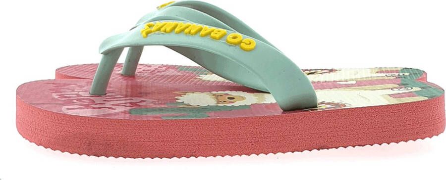 Go Banana's Flipflops Meisjes Pink Alpaca Print |