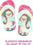 Go Banana's Flipflops Meisjes Pink Alpaca Print | Go Banana' - Thumbnail 6