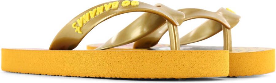 Go Banana's Flipflops Meisjes Yellow Cat Print |