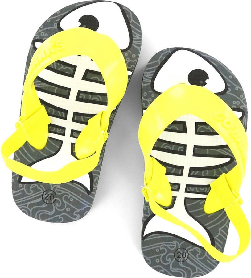 Go Bananas Flipflops | Jongens | Green White Yellow | | Go Banana's - Foto 8