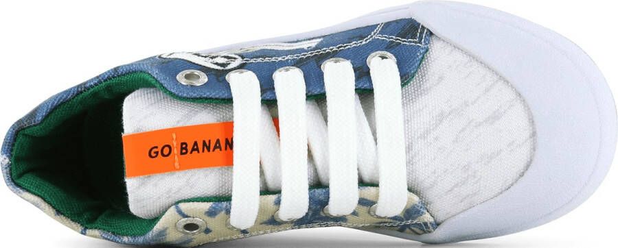 Go Banana's Croco sneakers blauw Jongens Textiel All over print 22 - Foto 12