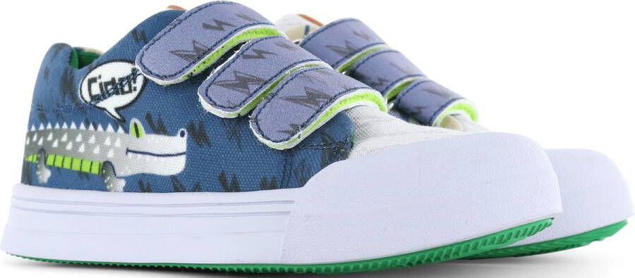 Go Banana's Sneakers Jongens Blue Beige Canvas Go Banana' - Foto 4
