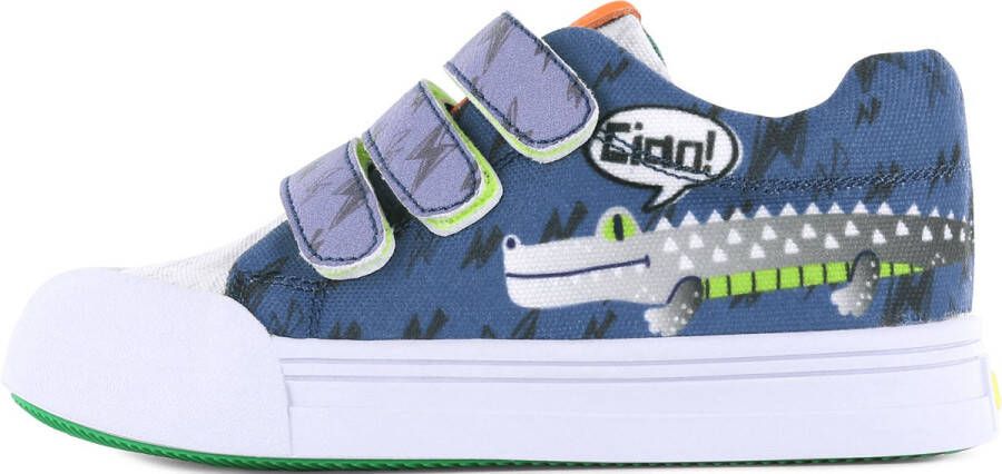Go Banana's Sneakers Jongens Blue Beige Canvas Go Banana' - Foto 6