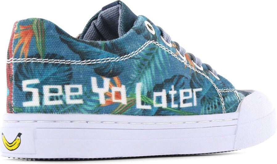 Go Banana's Sneakers Jongens Blue Canvas