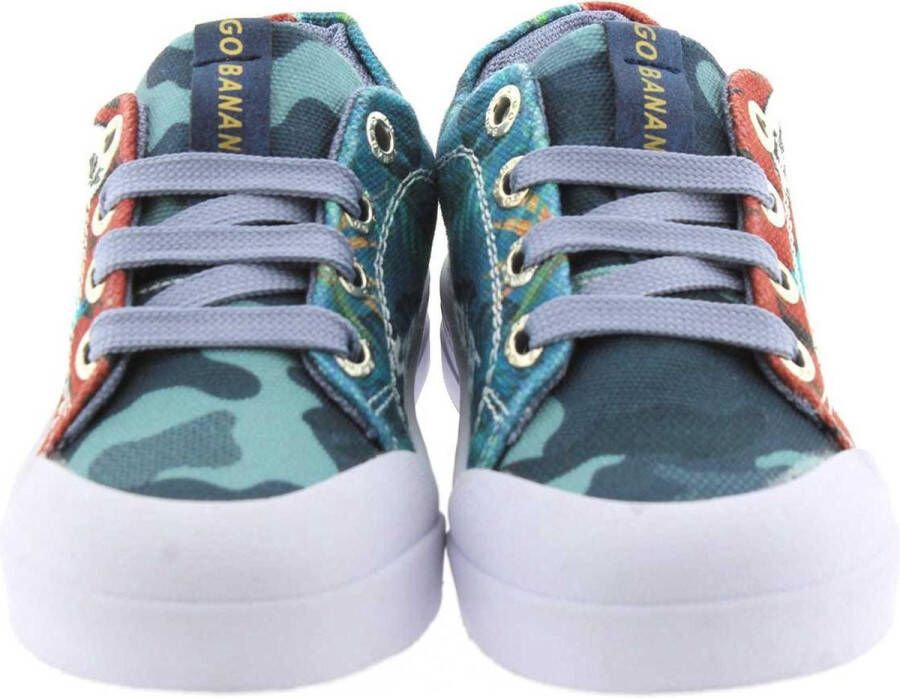 Go Banana's Sneakers Jongens Blue Canvas