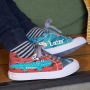 Go Banana's Go Banana&apos s Sneakers GB_ALLIGATOR L Blauw Rood - Thumbnail 7