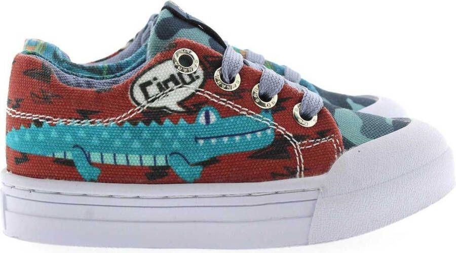 Go Banana's Sneakers Jongens Blue Canvas