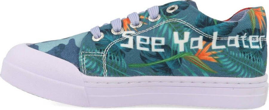 Go Banana's Sneakers Jongens Blue Canvas