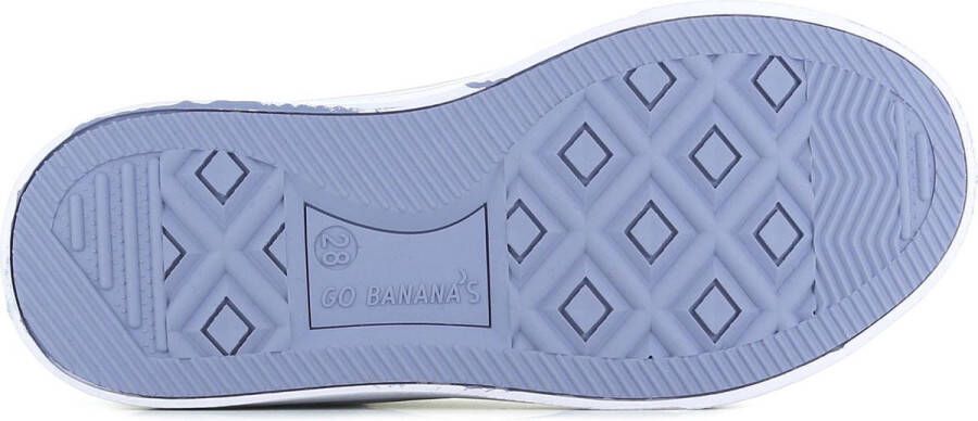 Go Banana's Sneakers Jongens Blue Canvas