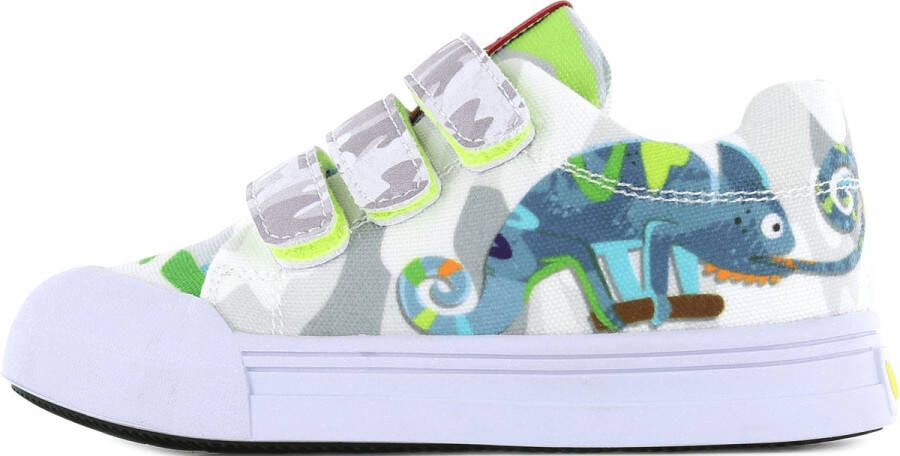 Go Banana's Sneakers Jongens Grey Blue Canvas