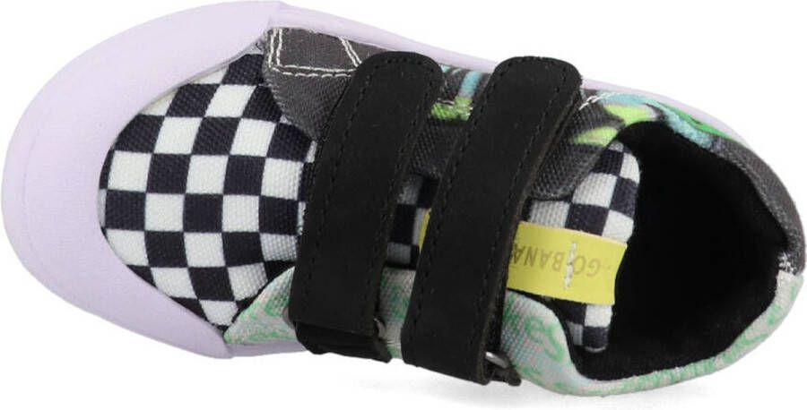 Go Banana's Sneakers Jongens grey green black Canvas