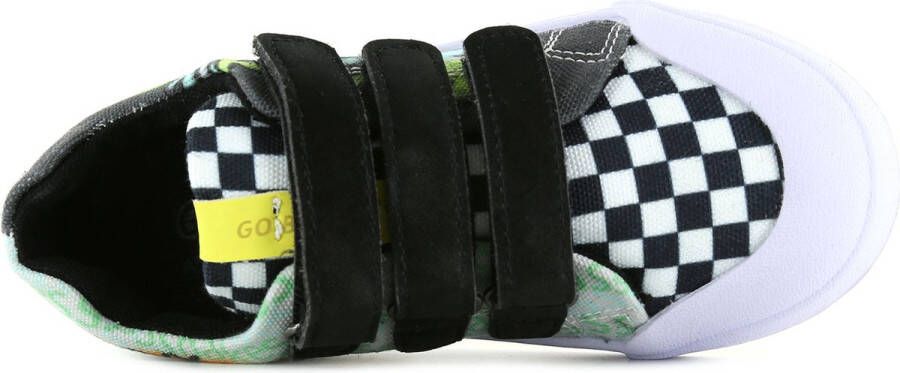 Go Banana's Sneakers Jongens grey green black Canvas