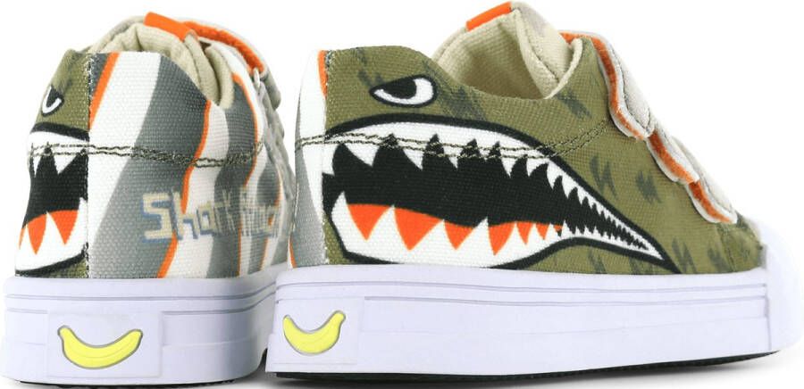 Go Banana's Sneakers Jongens SHARK PRINT Canvas