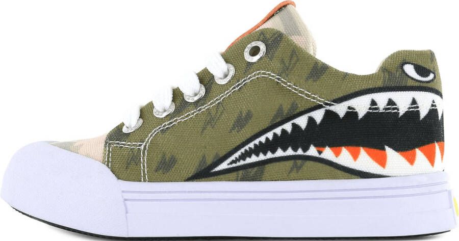 Go Banana's Sneakers Jongens SHARK PRINT Canvas