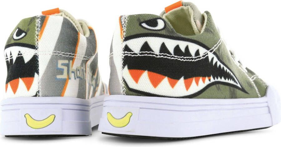 Go Banana's Sneakers Jongens SHARK PRINT Canvas