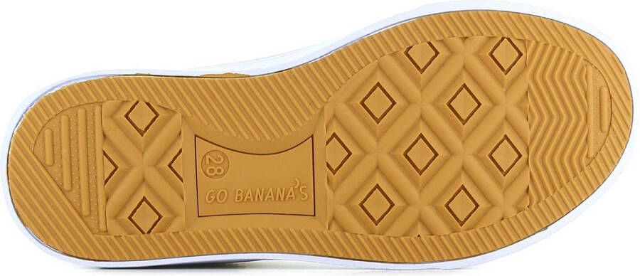Go Banana's Sneakers Meisjes LEO CREMA Canvas