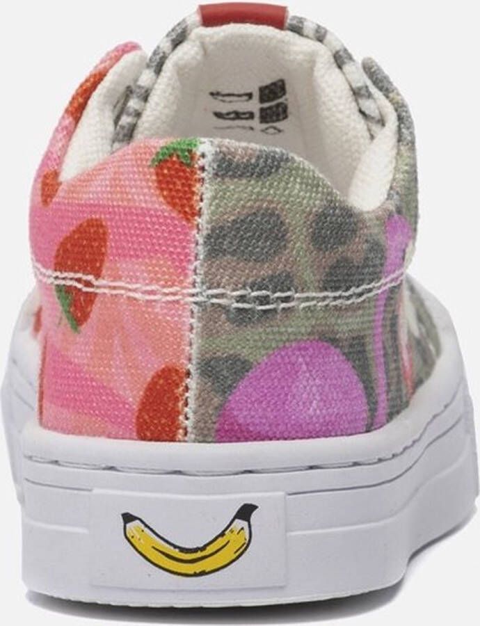 Go Banana's Sneakers Meisjes leopardo pink Canvas