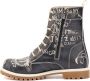 GOBY Artwork Boots Laars Laarzen Damesboots Dames laarzen Longboots Handmade - Thumbnail 2