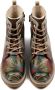 GOBY Flowerart Ankle Boots Laars Laarzen Damesboots Dames laarzen Enkel laarzen Handmade Bloemenprint - Thumbnail 5