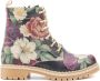 GOBY Garden Ankle Boots Laars Laarzen Damesboots Dames laarzen Enkel laarzen Handmade Bloemenprint - Thumbnail 10