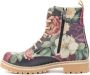 GOBY Garden Ankle Boots Laars Laarzen Damesboots Dames laarzen Enkel laarzen Handmade Bloemenprint - Thumbnail 12