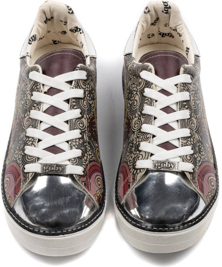GOBY Laurens Sneakers Handmade Premium Kwaliteit Mangala Print