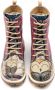 GOBY Redlove Boots Laars Laarzen Damesboots Dames laarzen Longboots Handmade Bloemenprint - Thumbnail 5