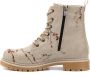 GOBY Sanko Ankle Boots Laars Laarzen Damesboots Dames laarzen Enkel laarzen Handmade Bloemenprint - Thumbnail 5
