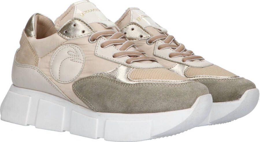 Goosecraft Aspen Women Lage sneakers Leren Sneaker Dames Beige