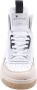 Goosecraft Blake Men High Hoge sneakers Leren Sneaker Heren Wit - Thumbnail 14