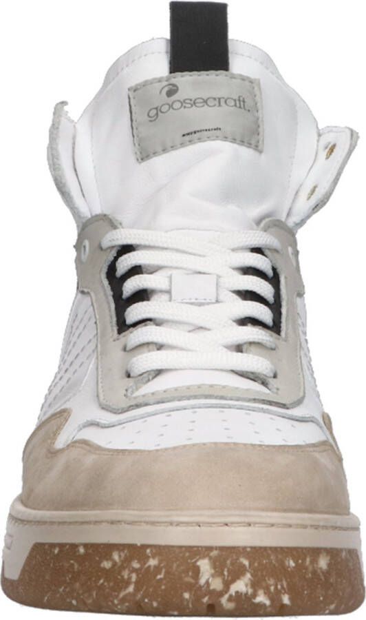 Goosecraft Blake Men Lage sneakers Leren Sneaker Heren Wit