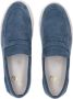 Goosecraft Blauwe Suède Loafer Sneaker Hybride Blue Heren - Thumbnail 11