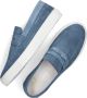 Goosecraft Blauwe Suède Loafer Sneaker Hybride Blue Heren - Thumbnail 8