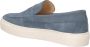 Goosecraft Blauwe Suède Loafer Sneaker Hybride Blue Heren - Thumbnail 9