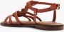Graceland Bruine sandalen gevlochten - Thumbnail 6