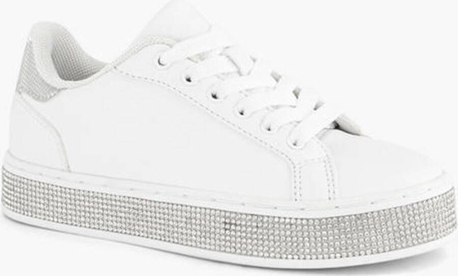 Graceland Witte sneaker steentjes