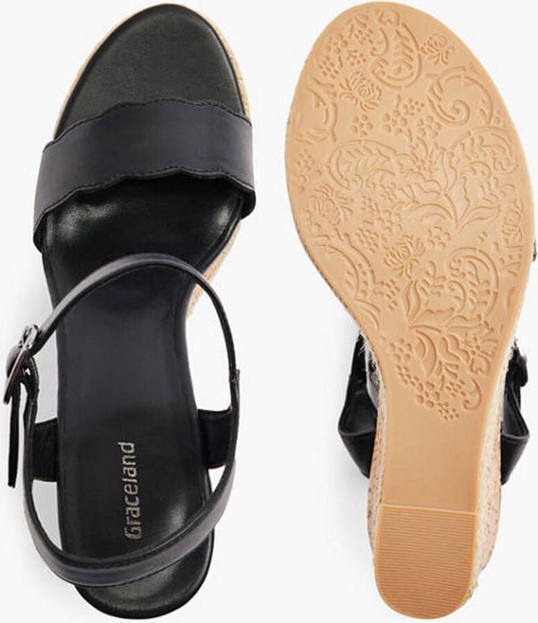 Graceland Zwarte sandalette