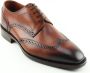 Greve 4970.88-001 Volwassenen Heren veterschoenNette herenschoenen Cognac - Thumbnail 5