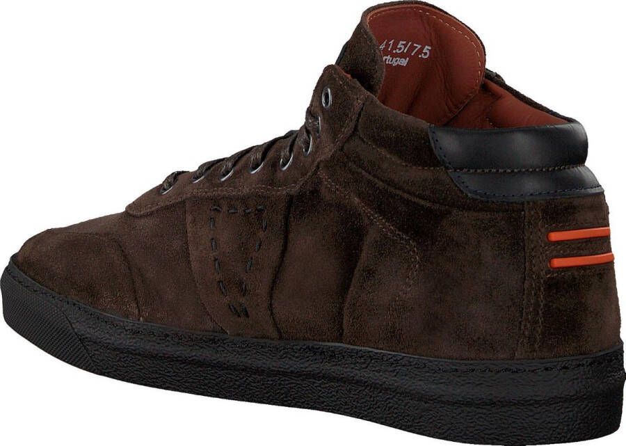 Greve Heren Hoge sneakers Umbria Bruin