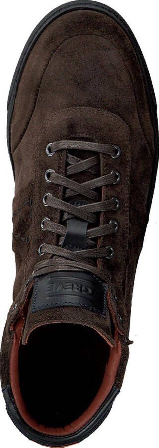 Greve Heren Hoge sneakers Umbria Bruin