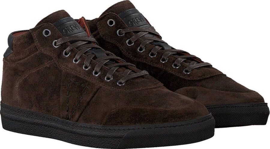 Greve Heren Hoge sneakers Umbria Bruin