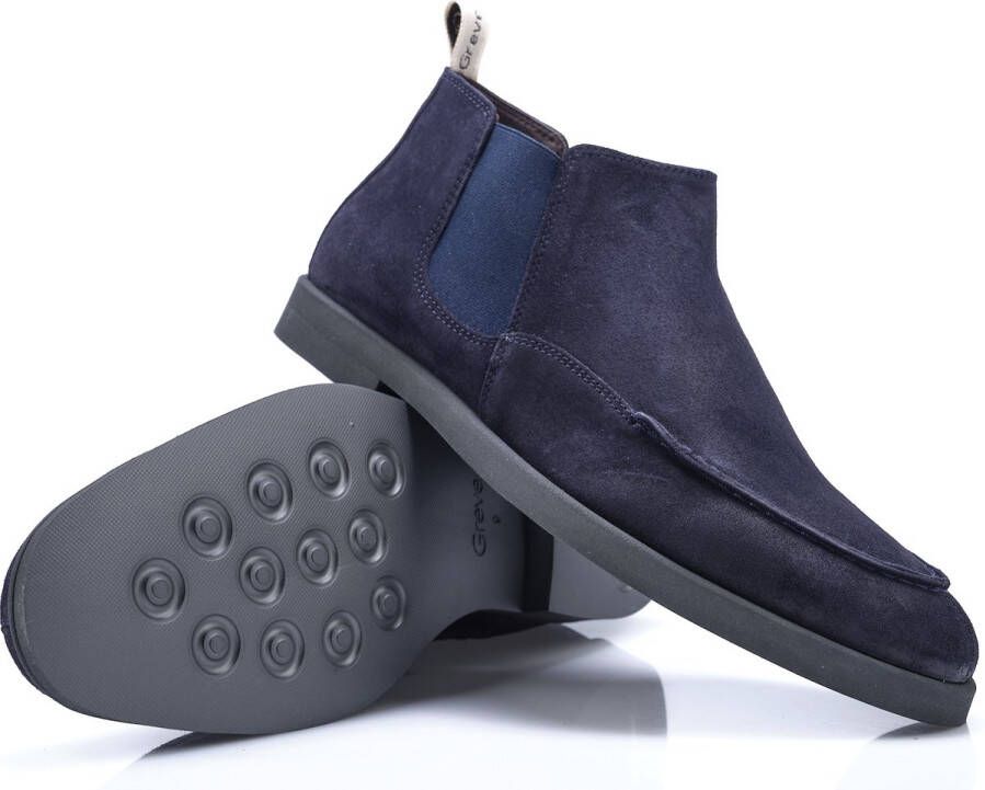 Greve Tufo 1737 Chelsea boots Enkellaarsjes Heren Blauw