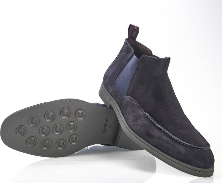 Greve Tufo 1737 Chelsea boots Enkellaarsjes Heren Blauw