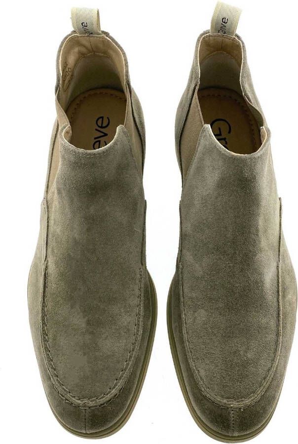 Greve Tufo 1737 Chelsea boots Enkellaarsjes Heren Taupe