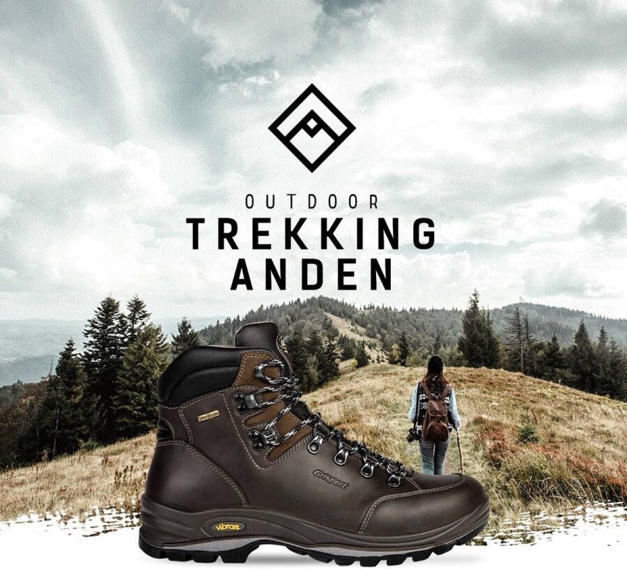 Grisport Anden Wandelschoenen Unisex Black