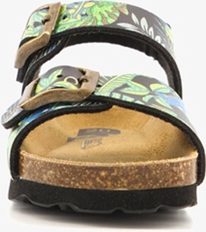 Groot leren kinder sandalen met print Groen - Foto 3